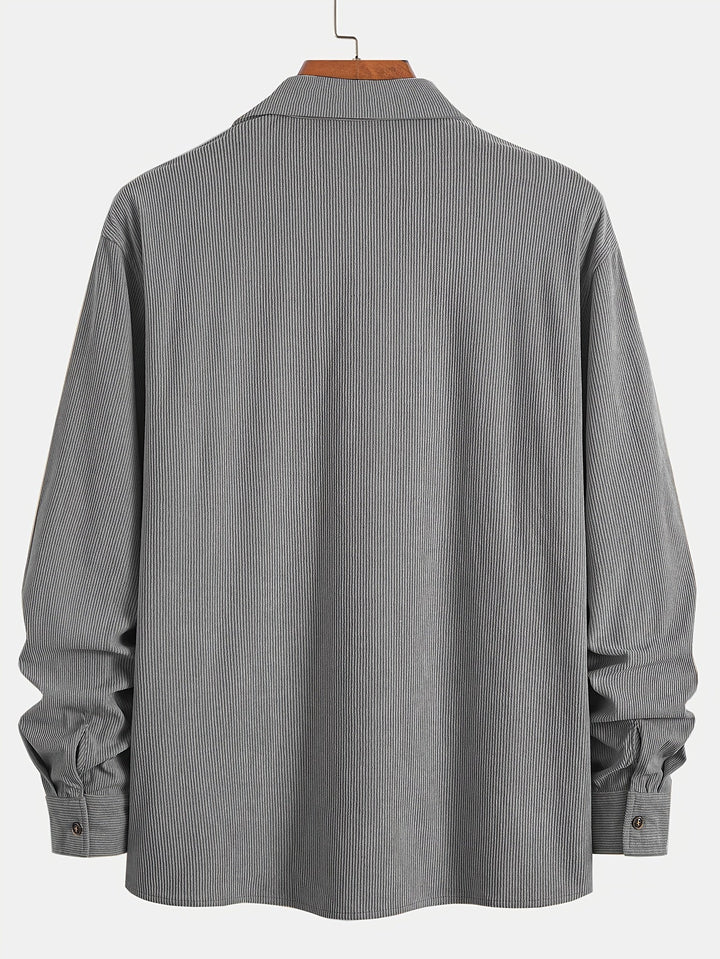 Bryce | Men's Long Sleeve Overshirt with Pockets and Buttons