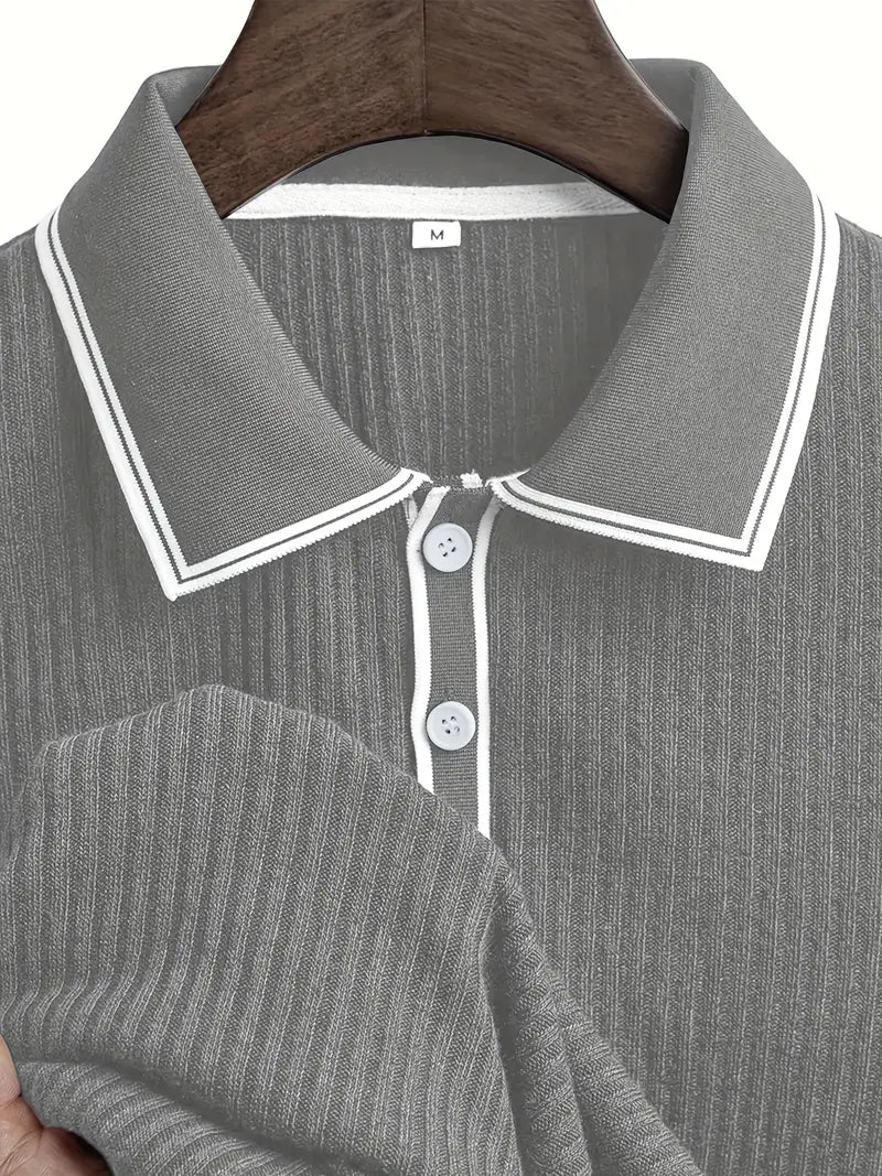 Emilio | Men's Tailored Custom Polo with Buttons