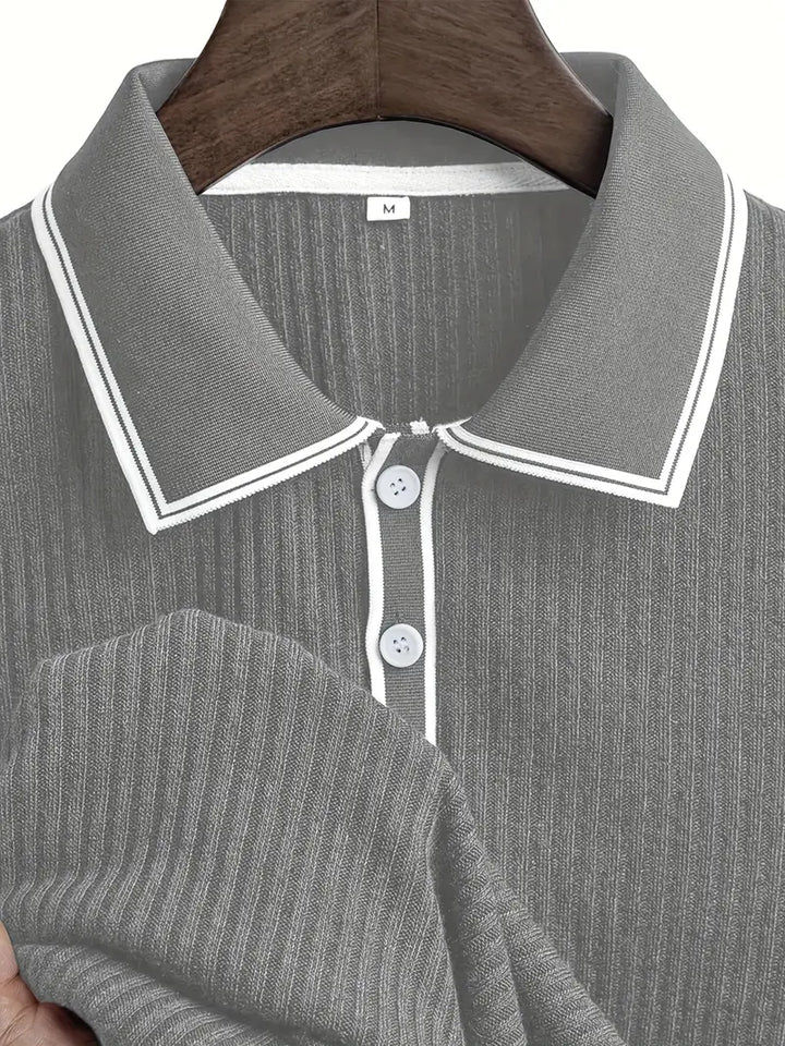 Emilio | Men's Tailored Custom Polo with Buttons
