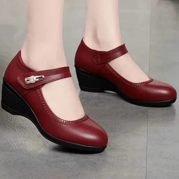 Lydia | Women's Wedge Mary Jane Shoes
