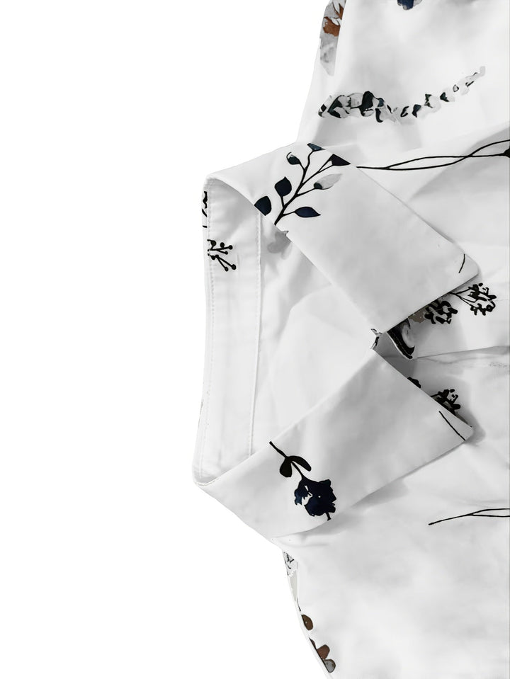 Maya | Women's Mini Elegant Floral Dress with Buttons