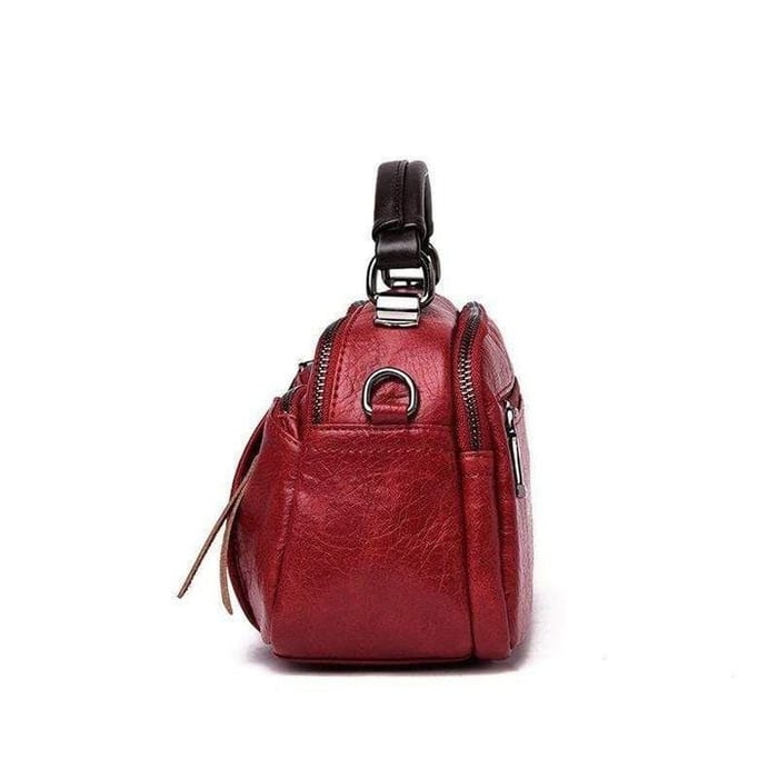 Finbjørg | Small and Versatile Bag in Golden Cognac Shade with Pockets