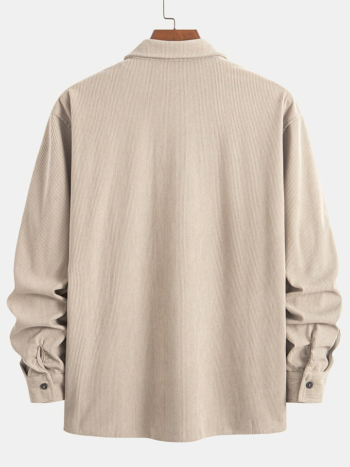 Bryce | Men's Long Sleeve Overshirt with Pockets and Buttons
