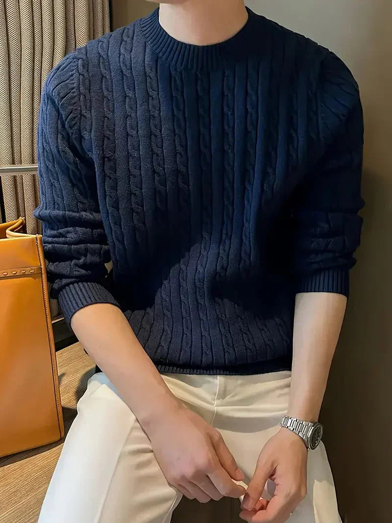 Brit & Boho™️ | Cable Knit Sweater