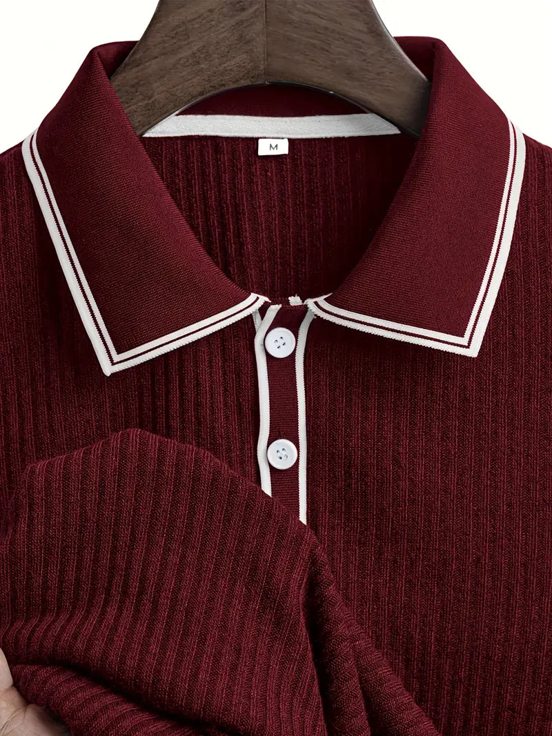 Emilio | Men's Tailored Custom Polo with Buttons