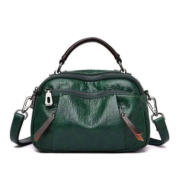 Finbjørg | Small and Versatile Bag in Golden Cognac Shade with Pockets