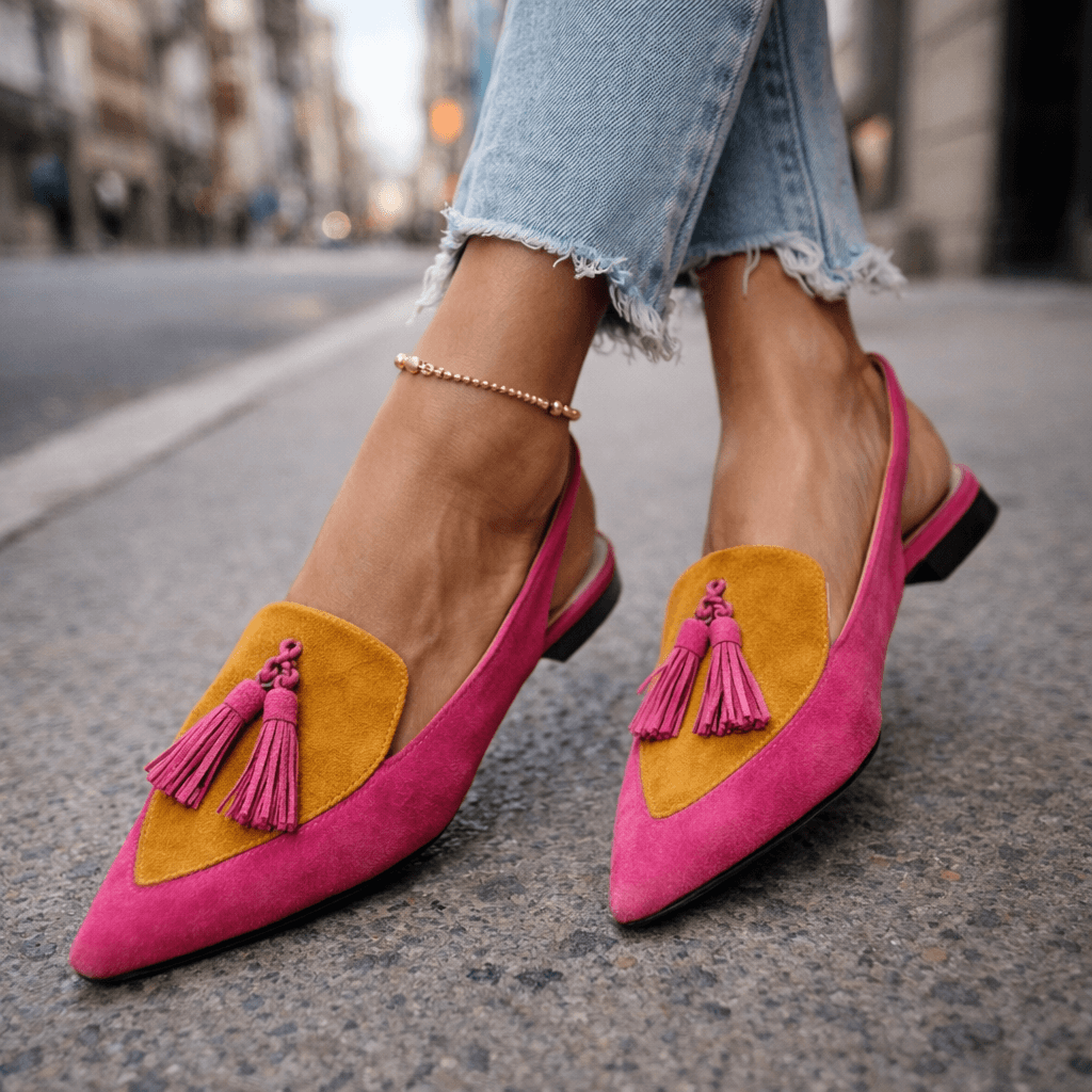 Tassel Accented Strappy Lorena Sandals