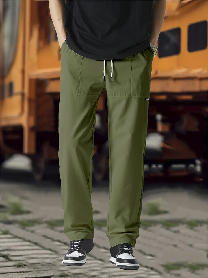 Gideon | Men's Straight Leg Joggers with Drawstring