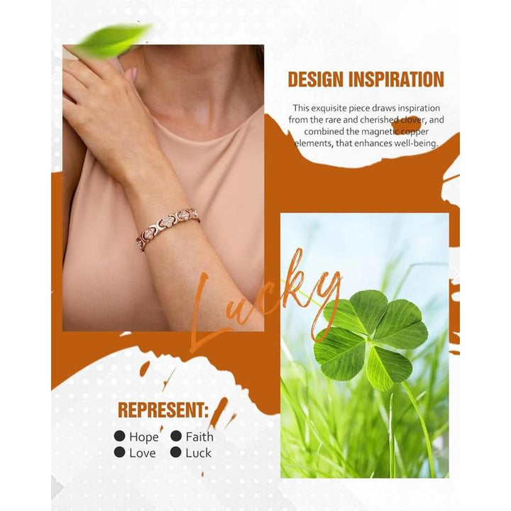 Aurelia™ – Elegant Magnetic Copper Bangle
