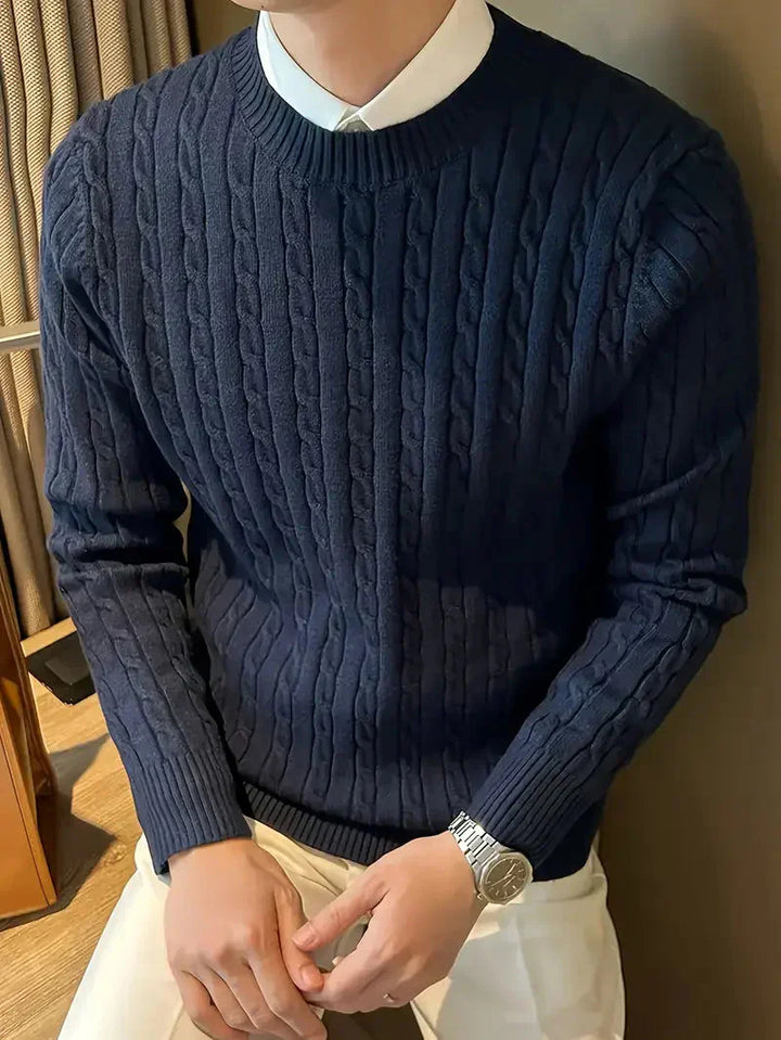 Brit & Boho™️ | Cable Knit Sweater