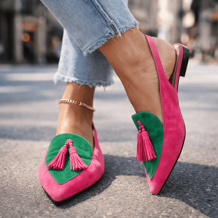 Tassel Accented Strappy Lorena Sandals
