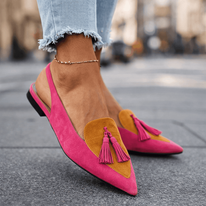 Tassel Accented Strappy Lorena Sandals