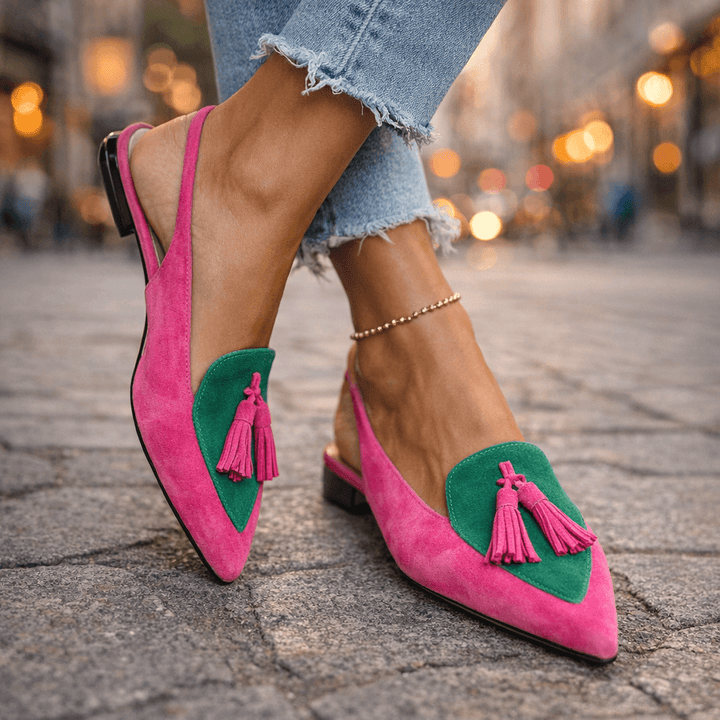 Tassel Accented Strappy Lorena Sandals