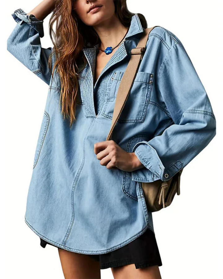 Micah | Oversized Pullover with Pockets