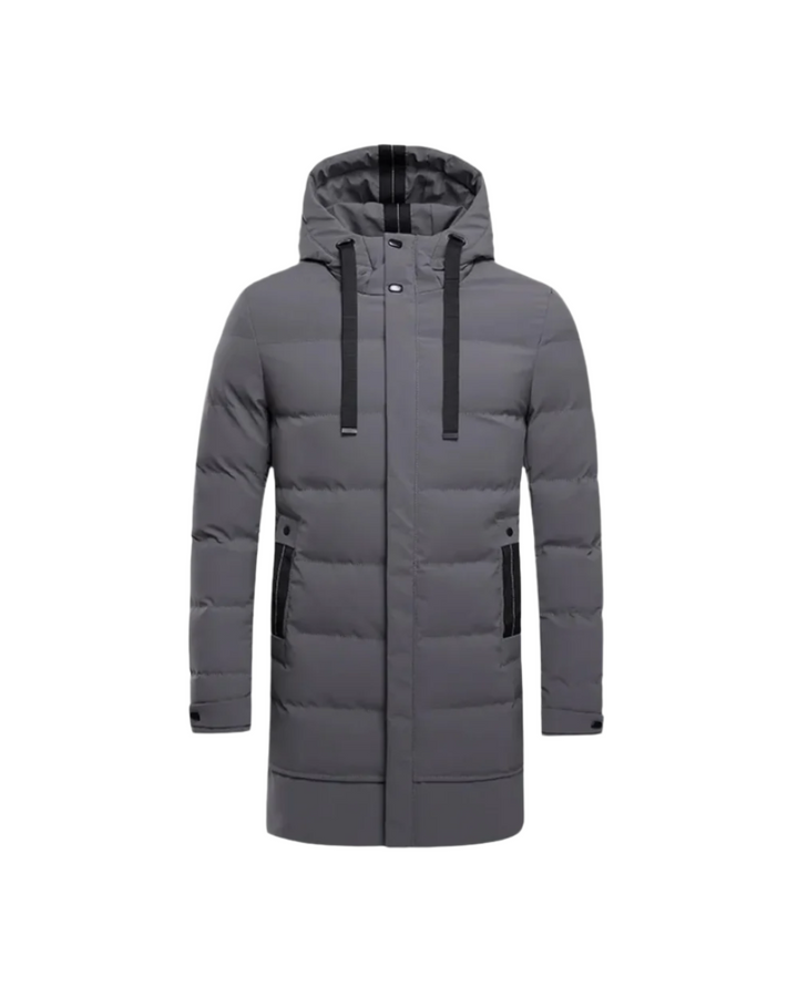 Gianluca | Men's Tailored Long Winter Jacket with Buttons