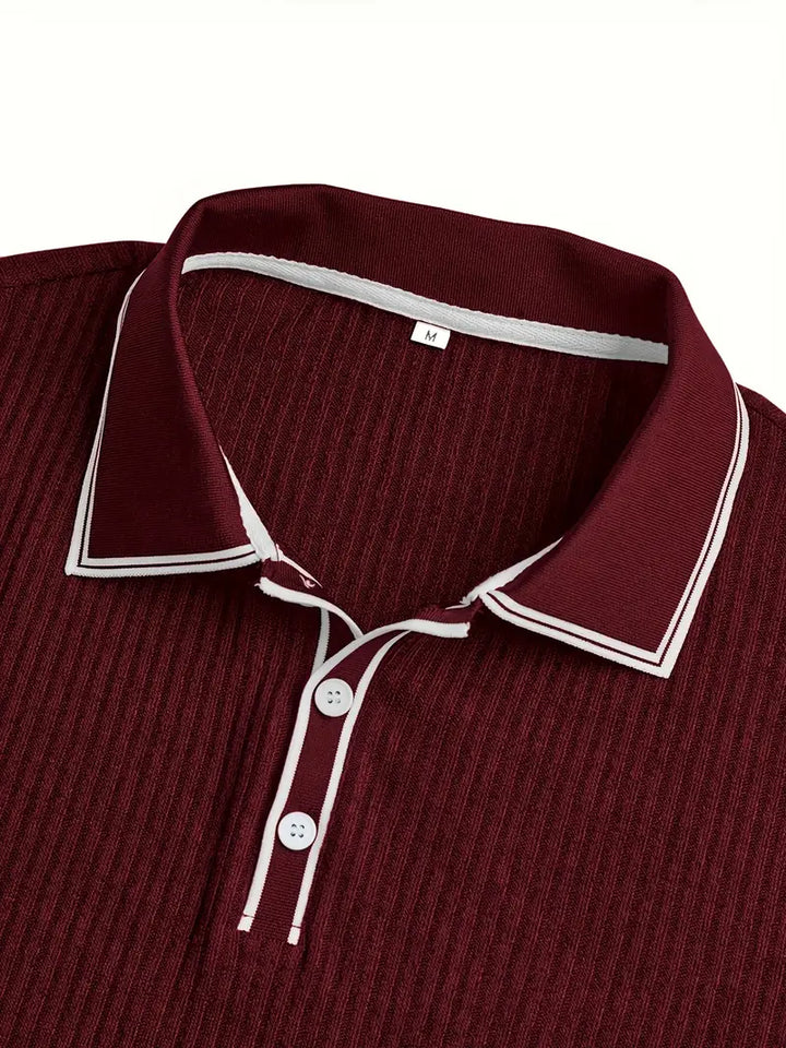 Emilio | Men's Tailored Custom Polo with Buttons