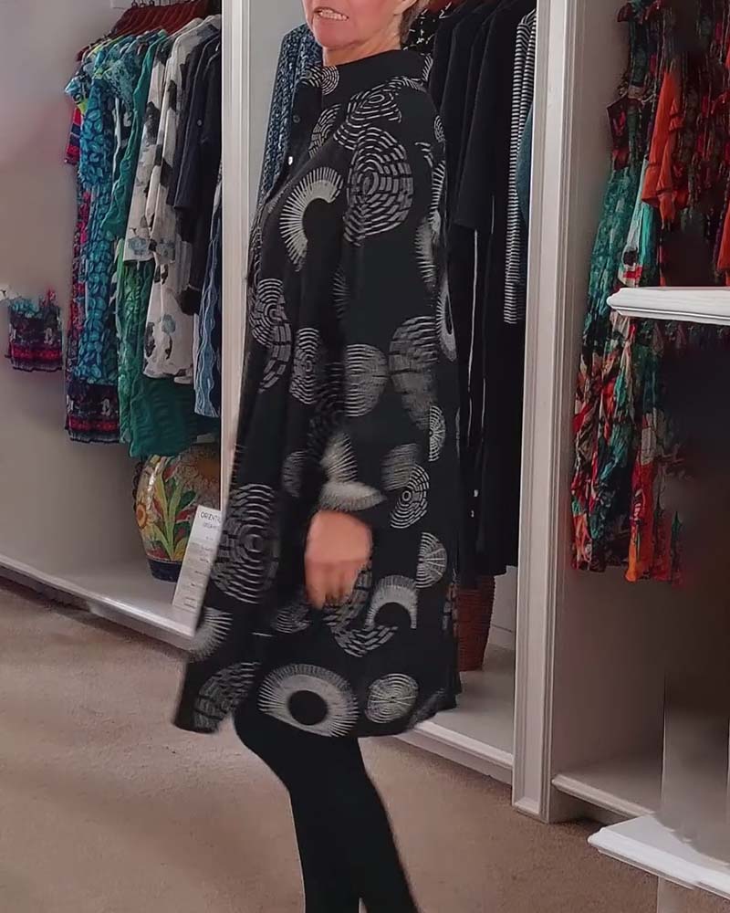 Marlene | Women's Casual Geometric Print Dress