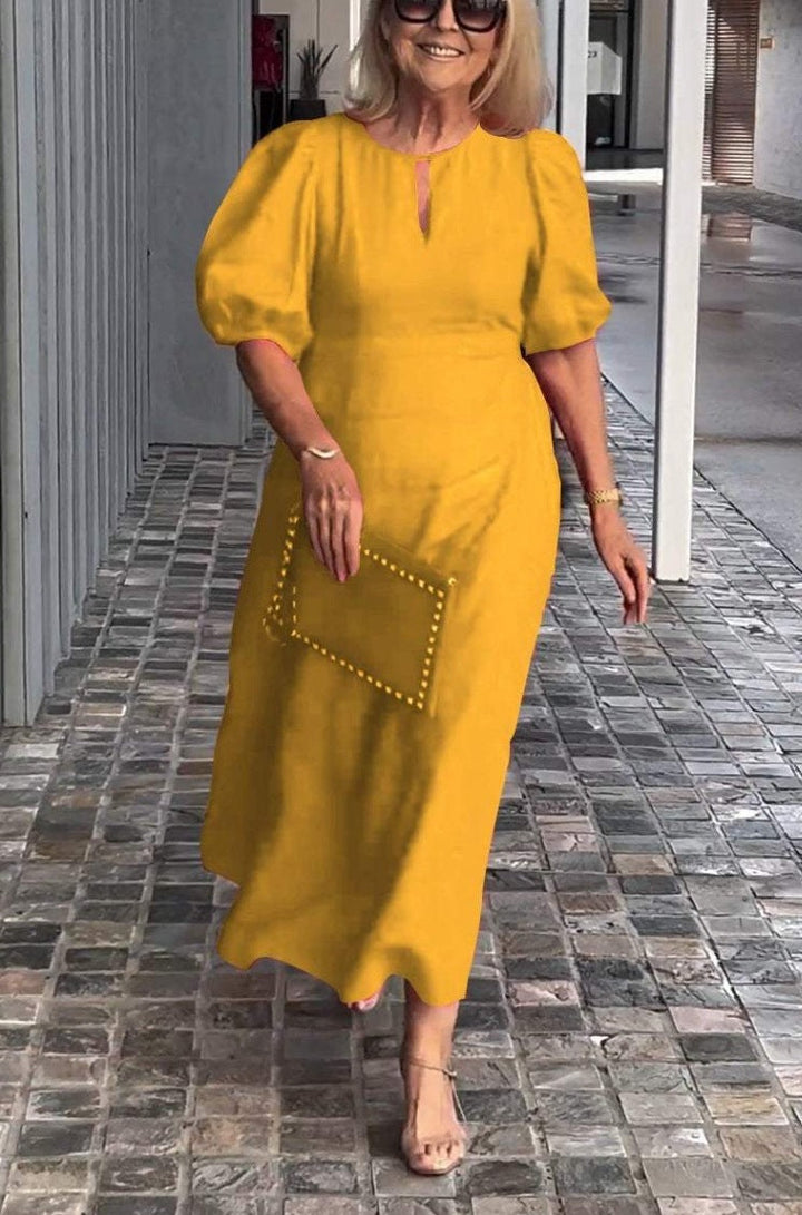 Frankie | Women's Puff Sleeve Mini Chic Bubble Sleeve Loose Dress