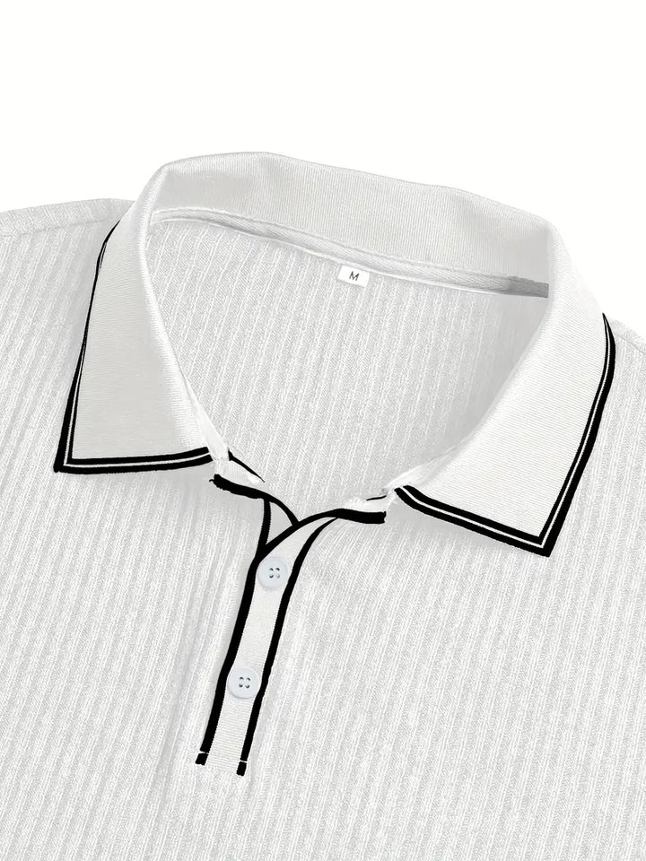 Emilio | Men's Tailored Custom Polo with Buttons