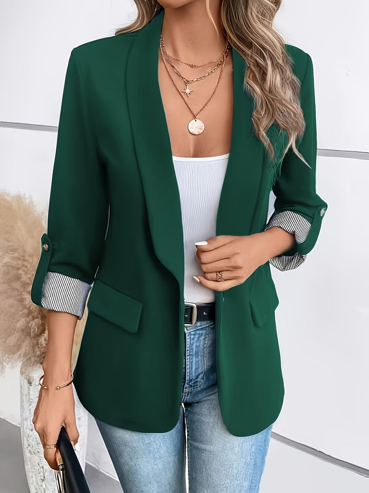 Jamie | Women's 3/4 Sleeve Stylish Blazer with Buttons