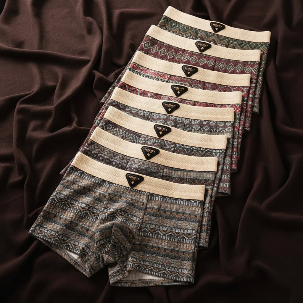 Retro-Style Porter Boxer Briefs
