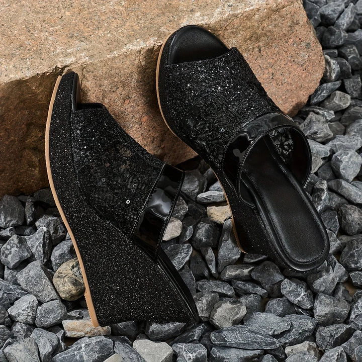 Alexis - Elegant lace high-heeled sandals