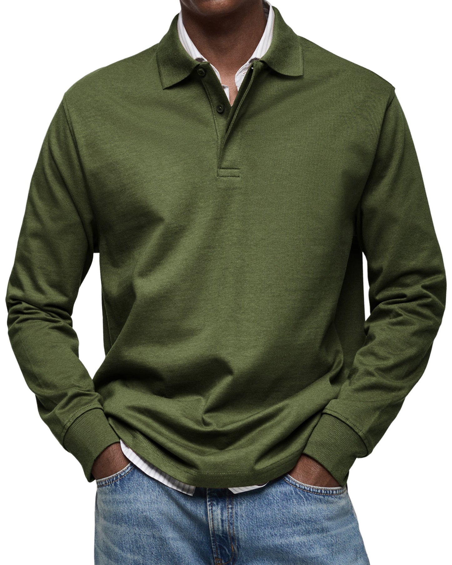 Alex™ - Long Sleeve Casual Polo