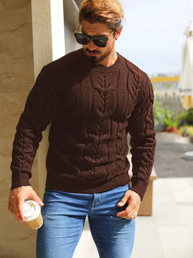Brit & Boho™️ | Graphica Geo Knit Sweater
