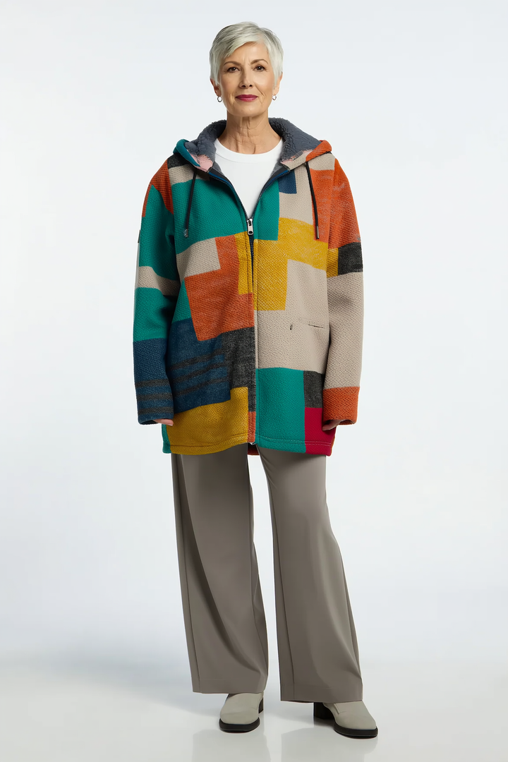 Marcelline | Women's Oversized Cardigan with Artistic Inspiration