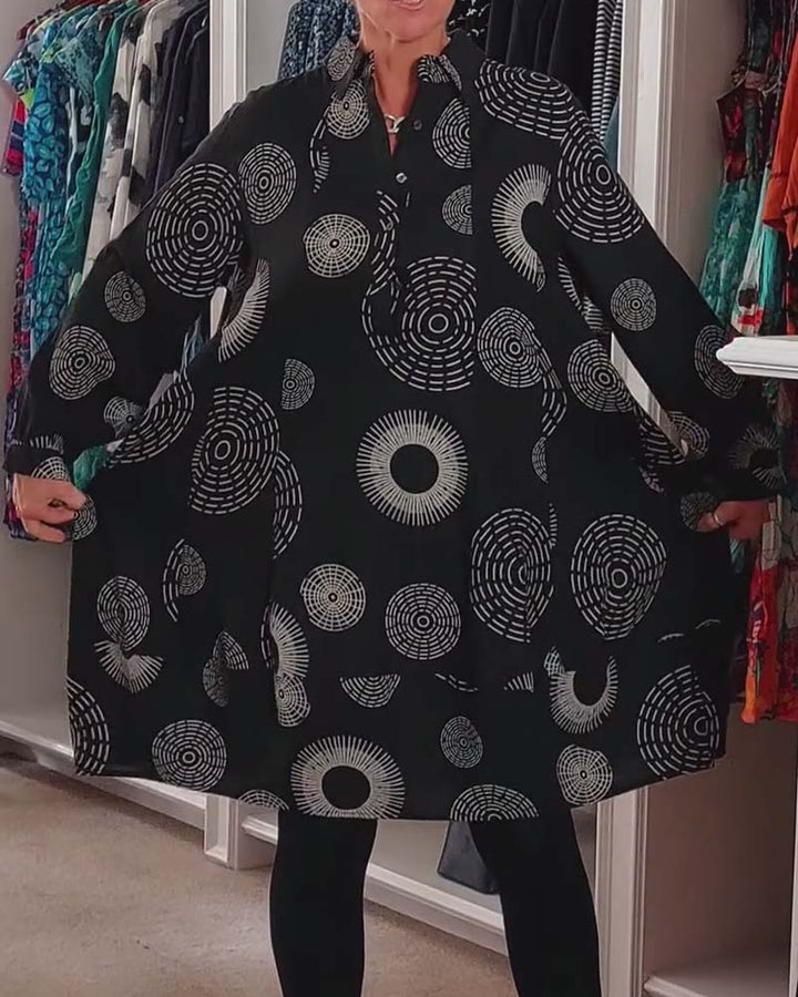 Marlene | Women's Casual Geometric Print Dress
