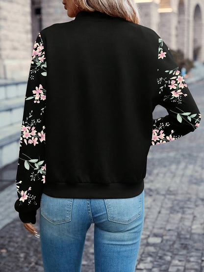 Thea™ - Trendy Floral Print Jacket