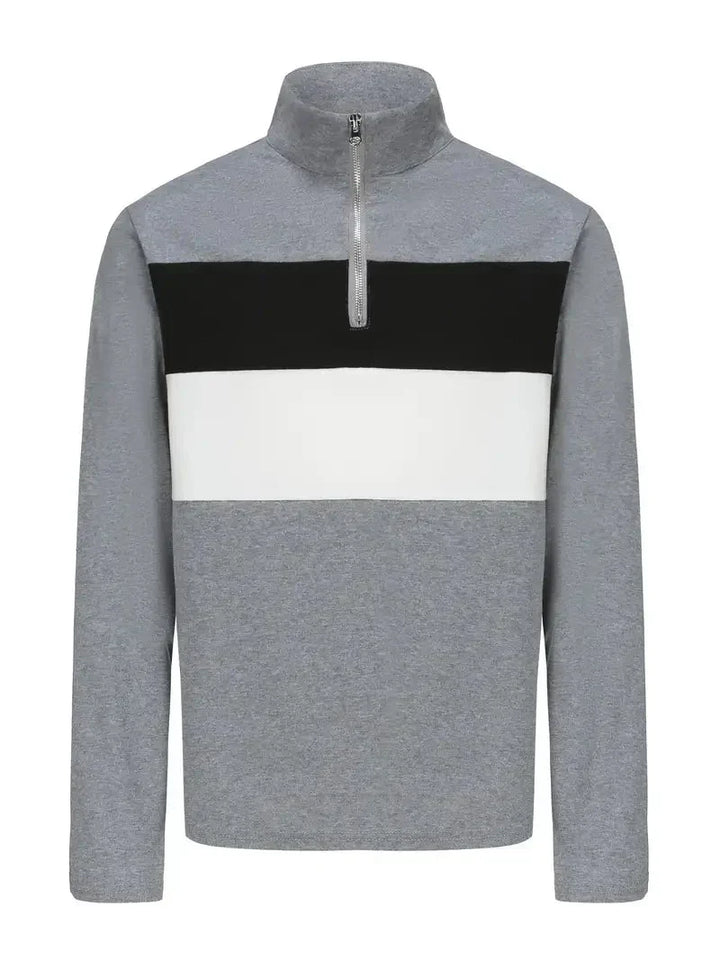 Brit & Boho™ | The Aspen Colorblock Quarter-Zip