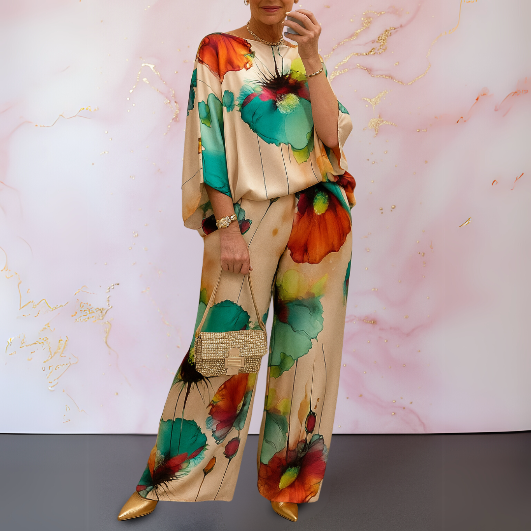 Monique™ - Satin Two-Piece Women's Set