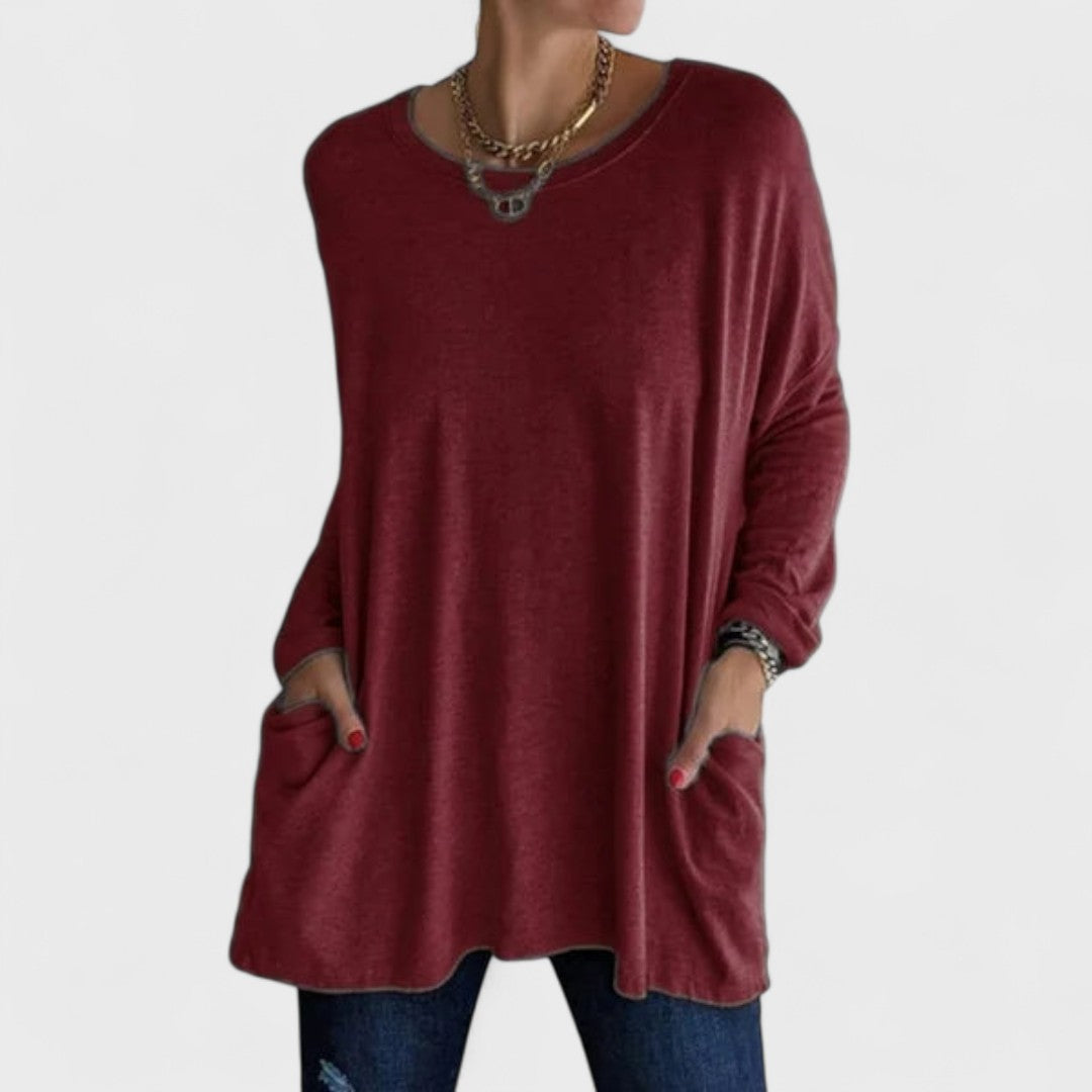 Moira – Relaxed Long Sleeve Top