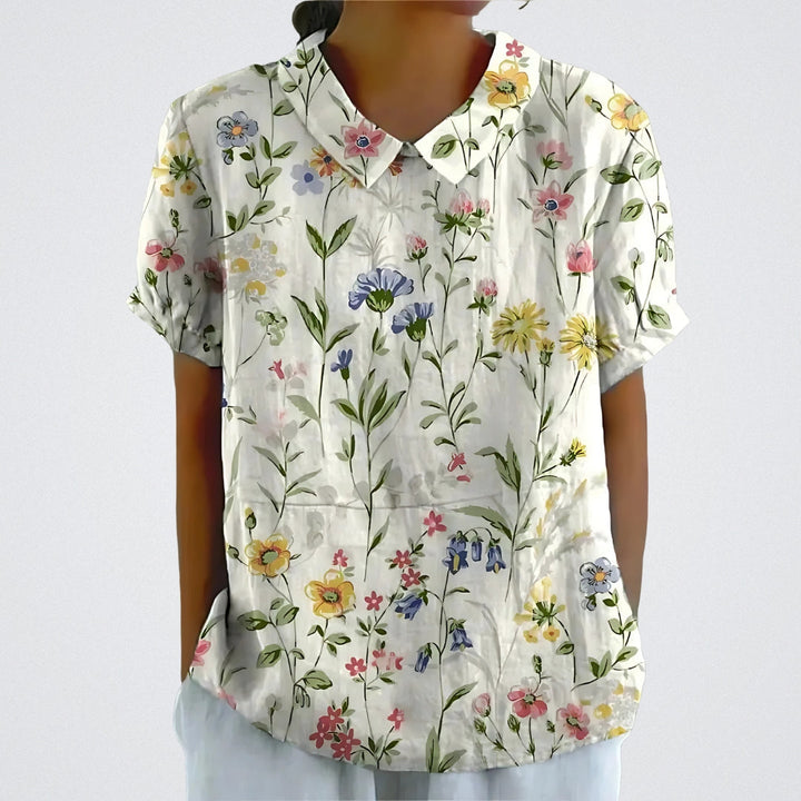 Lina | Women's Loose Stylish Floral Blouse