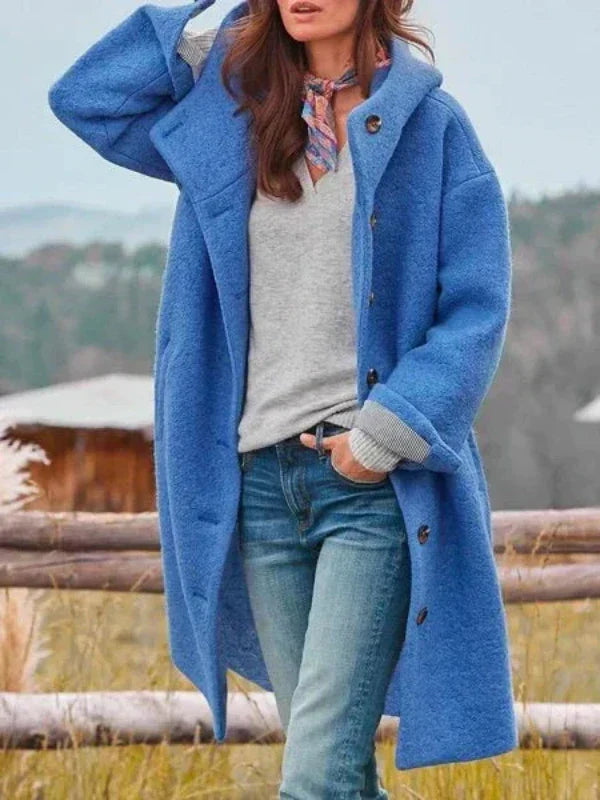 Elsbeth | Women's Stylish Long Winter Jacket with Pockets