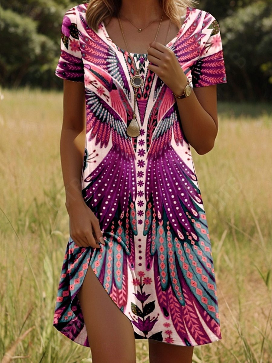 Mabel | Women's Ethnic Printed Summer Dress