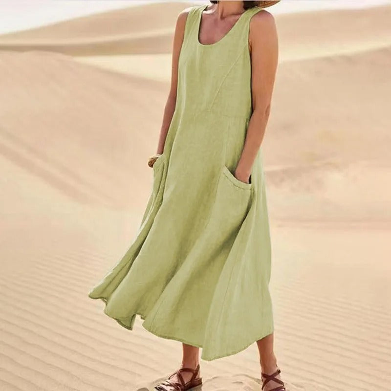 Tina™ - Summer Linen Dress