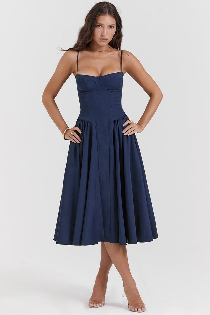 Phoebe | Women's Sleeveless Mini Vintage Cross-Border Tank Long Dress