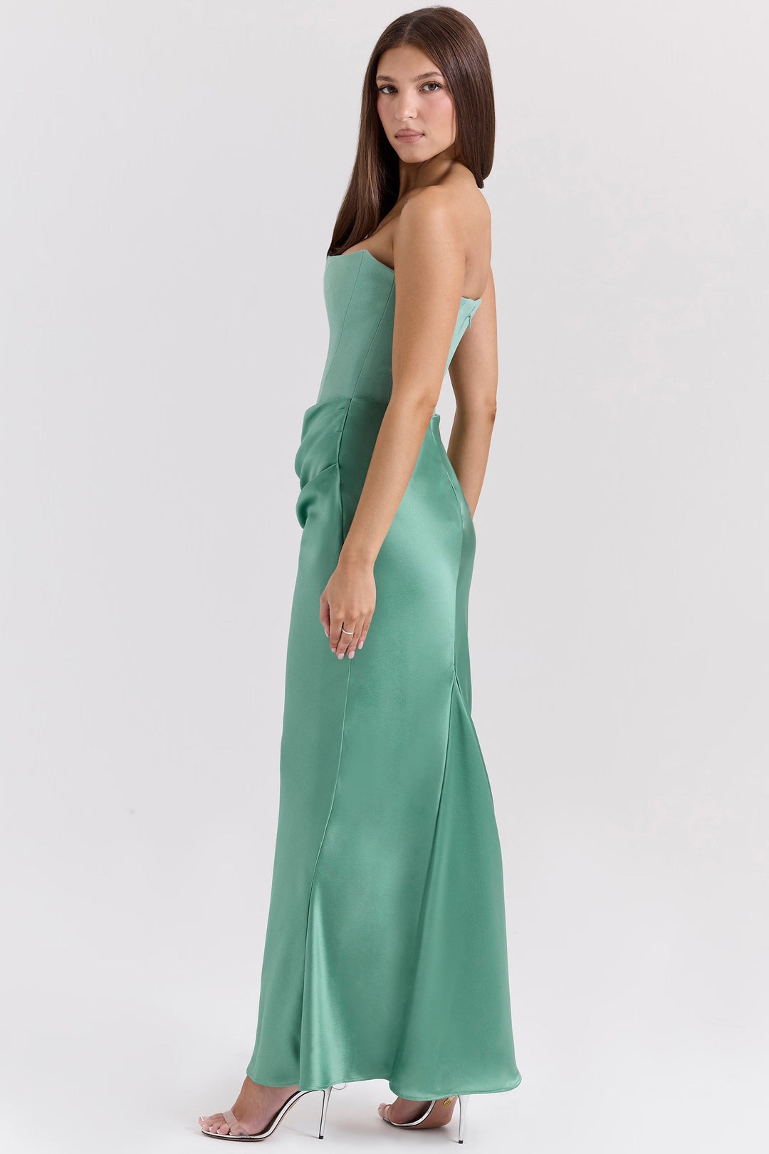 Lilly | Women's Strapless Maxi Elegant Corset Dress