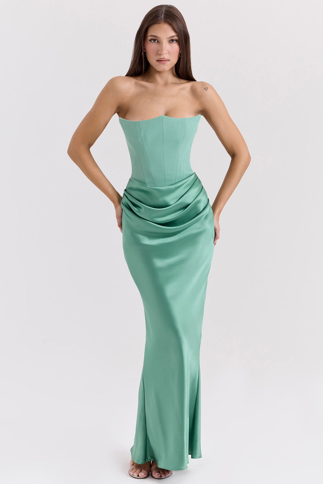 Lilly | Women's Strapless Maxi Elegant Corset Dress
