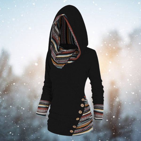 Franzi™ - Tribal Patterned Hoodie