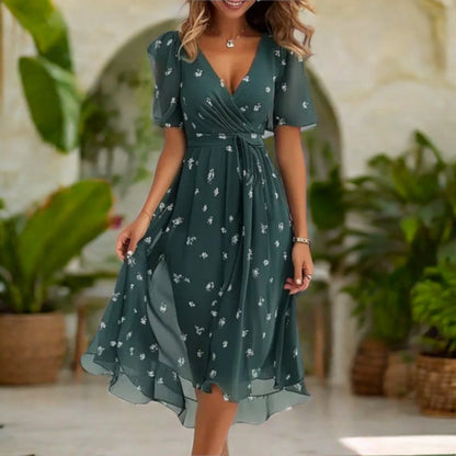 Annegret | Casual V-Neck Dress