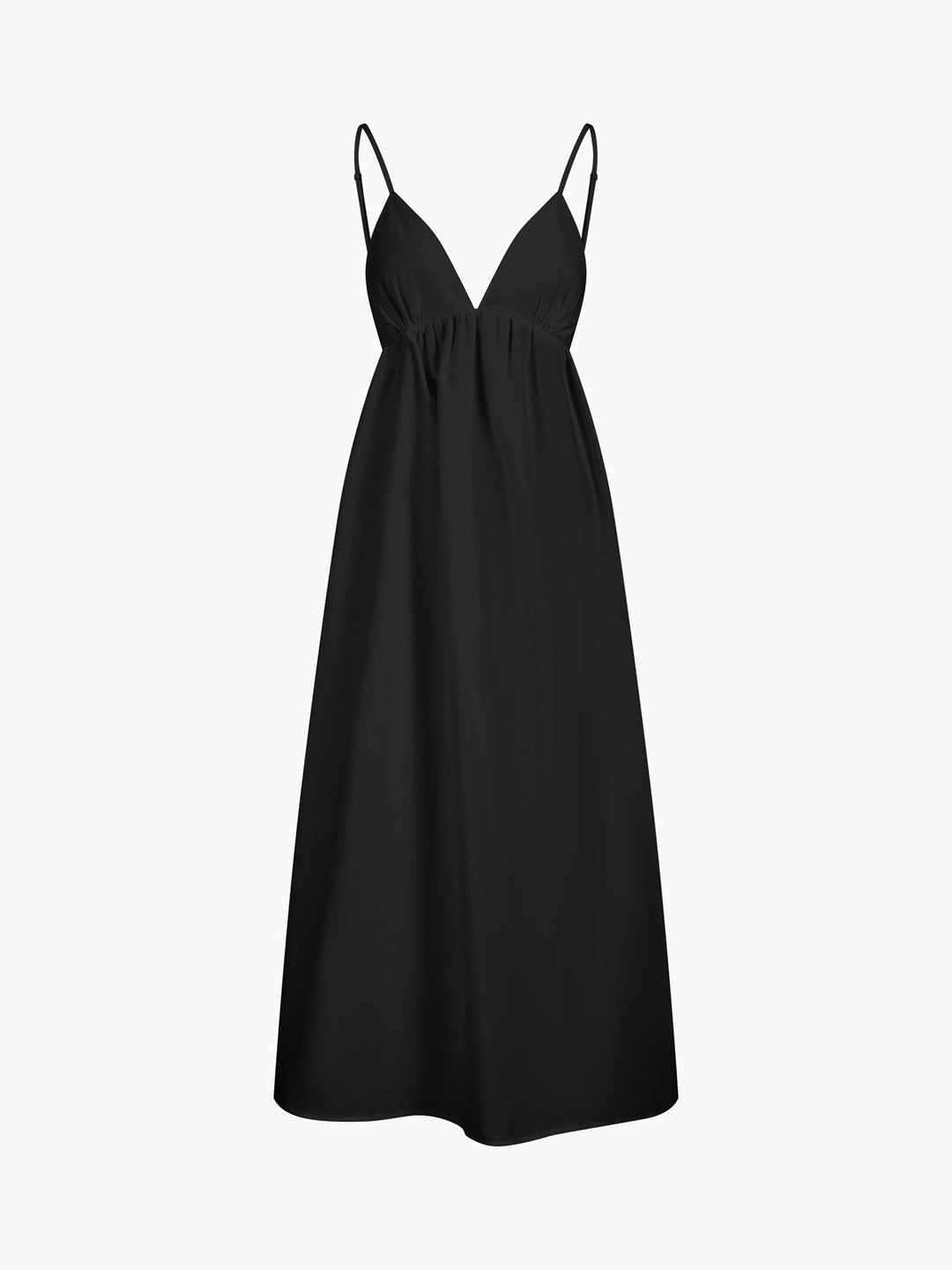 Women's Sleeveless V-Neck Midi Dress