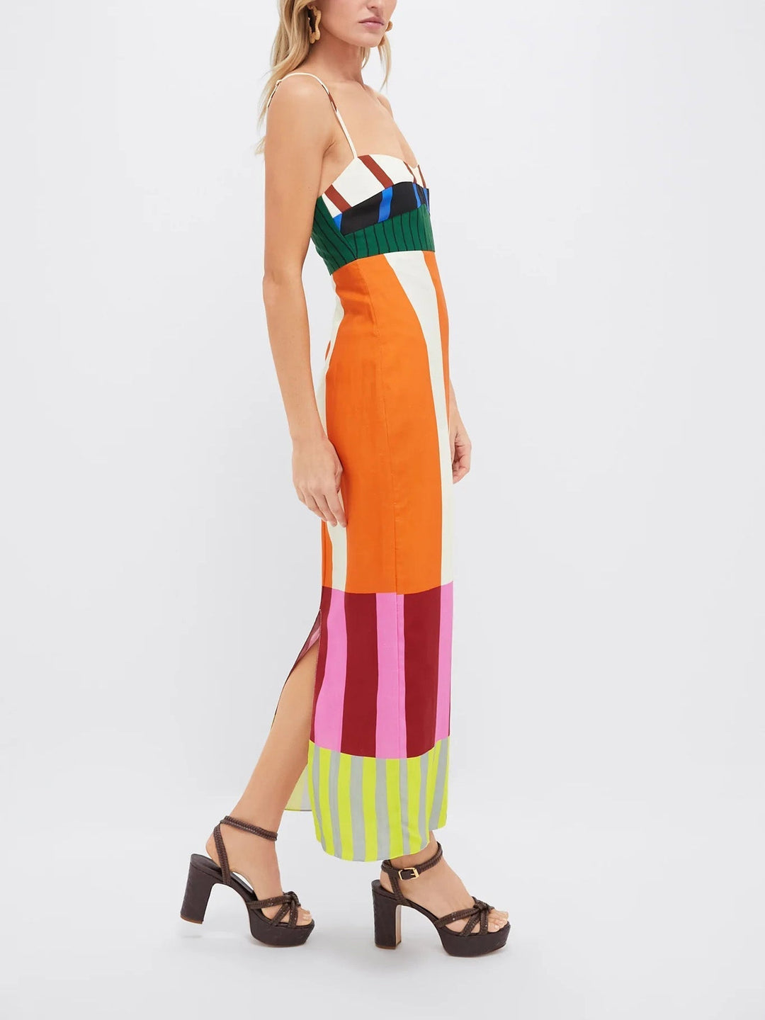 Bengal | Women's Striped Maxi Dress