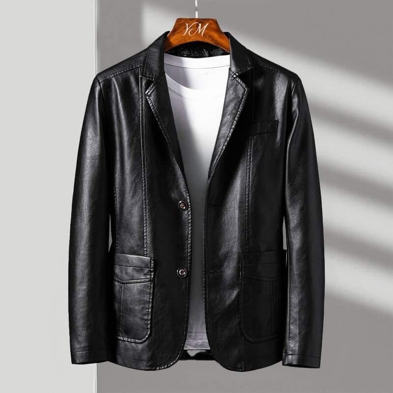 Zari™ - Elegant Leather Jacket