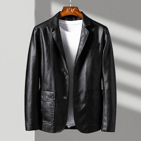 Zari™ - Elegant Leather Jacket