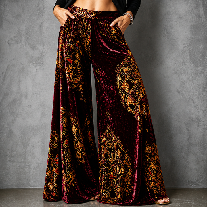 Maude - Coastal Boho™ Relaxed Wide-Leg Pants