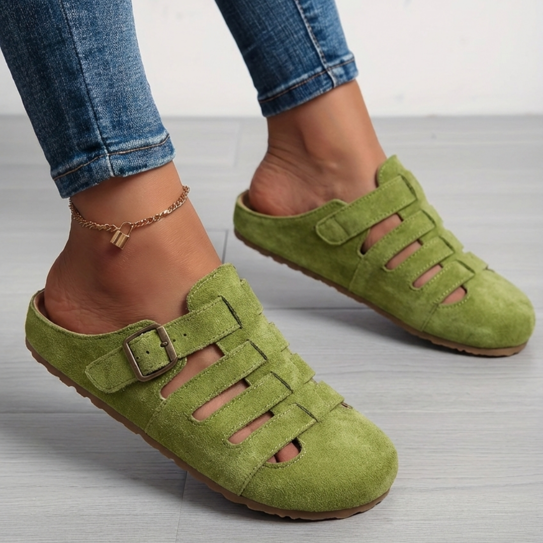Nathalie | Cozy Slip-On Mule Sandals