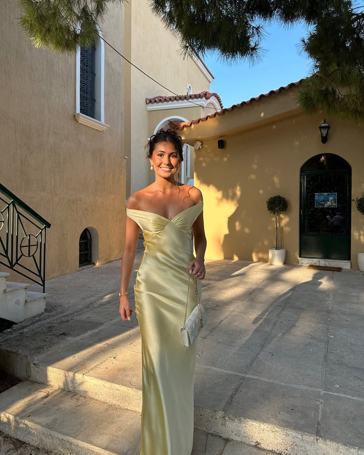Dove | Women's Off-the-Shoulder Mini Strapless Off-Shoulder Evening Dress